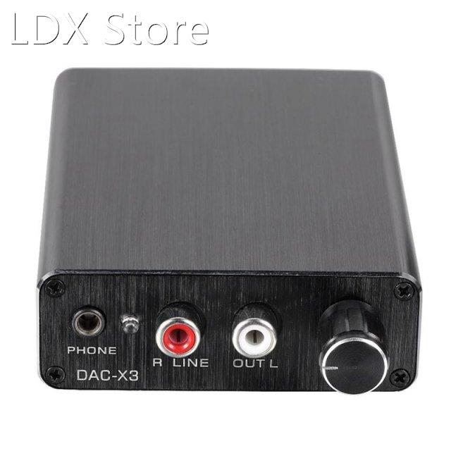 DAC-X3 Fiber Coaxial USB Decoder 24BIT/192Khz 1080P DAC