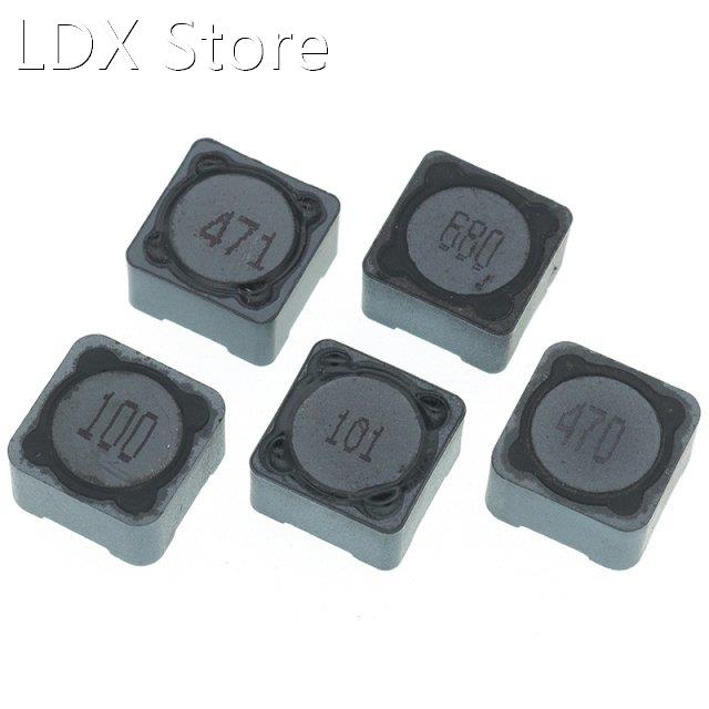 10pcs CD127 Power Inductance12*12*7mm 10/47/68/100/470UH CD1