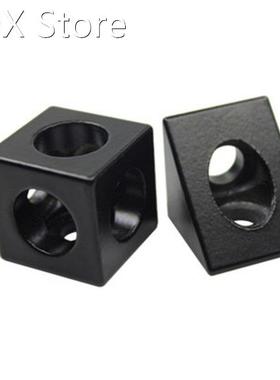 4pcs/lot 2020 Aluminum Block Cube Prism Connector Wheel Regu