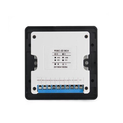 DC12V  RFID barcode 2D QR code Reader Access Control Reader