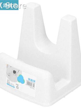 White Pot Lid Rack No Punching Plastic Chopping Board Cuttin
