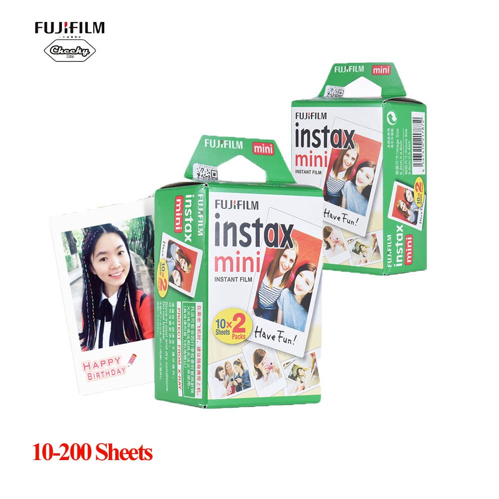 Fujifilm Instax Mini 8 9 Film 10 200 Sheet Mini White Insta