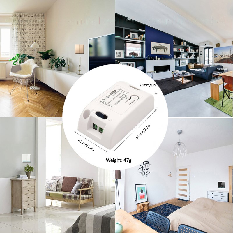 Smart Lighting Switch Rf 433MHz AC 90 250V Receiver 1/2/3 G
