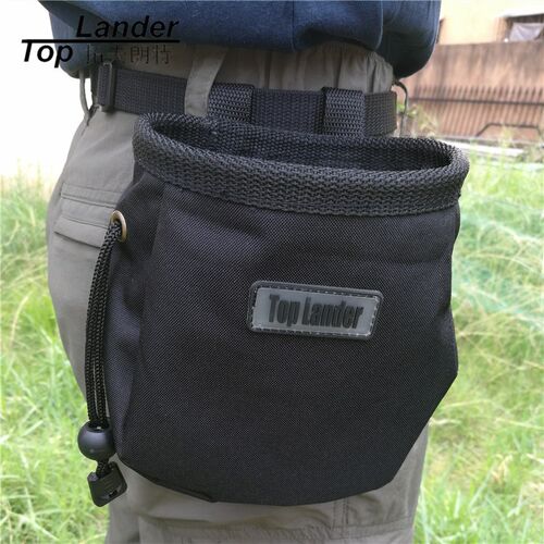 Rock Climbing Chalk Bag Anti skid Black Slingshot Lifting B