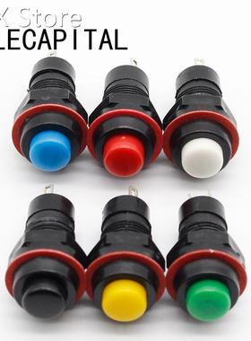 6pcs self-reset Push Button Switch 10mm Self Return Momentar
