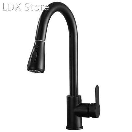 Pull-Down Kitchen Faucet Kitchen Sink Mixing Faucet 2 Kinds