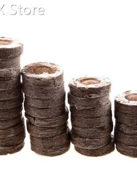 100Pcs Professional Peat Pellets Plant Starting Soil Block J