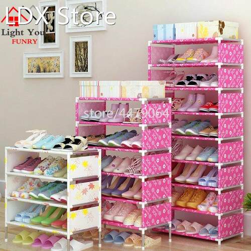 Dustproof Home Shoe Racks Organizer Multiple Layers Shoes Sh