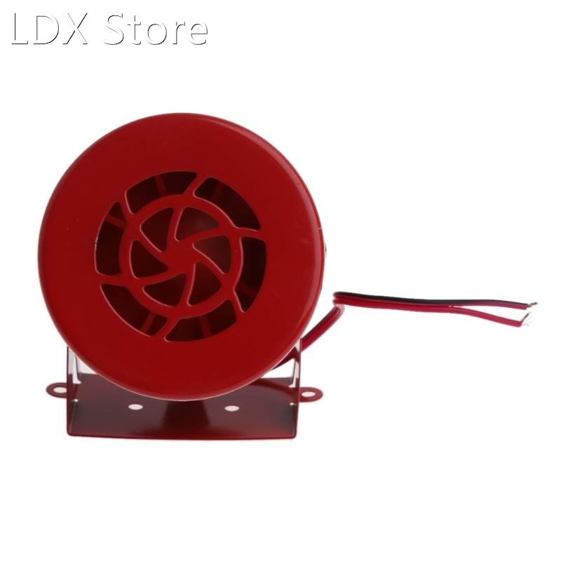 1950s 12V Car Motorcycle Driven RED Air Raid Siren Horn Alar