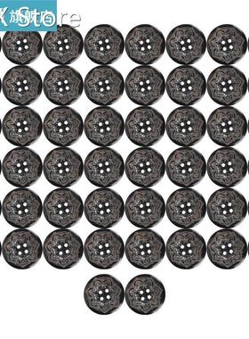 Buttons Clothing Accessories Sewing Button 4 Buttonhole DIY