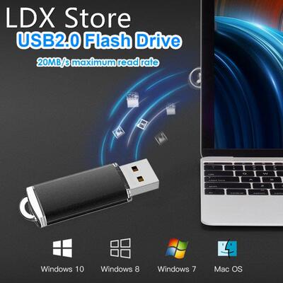 High Speed USB Thumb Drive Clear Cap Zinc Alloy USB 2.0 Pen