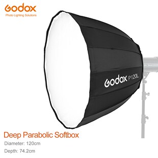 Godox Deep Parabolic Bowens Mount Softbox P120L 120CM for S
