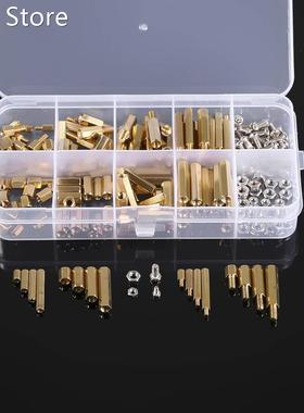 240PCS M2 M3 Screws Threaded Standoffs Male Female Brass Sta