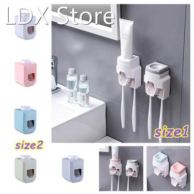 2 sizes Lazy Toothpaste Squeezer Dispenser Grey, White, Blue