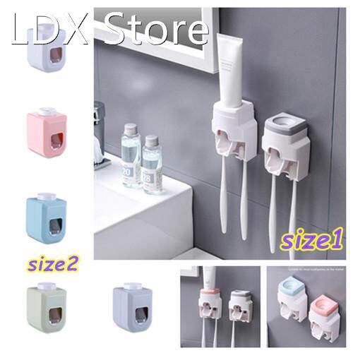 2 sizes Lazy Toothpaste Squeezer Dispenser Grey, White, Blue