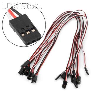 10pcs 30cm Male to Male Quadcopter Extension Lead Wire Cable