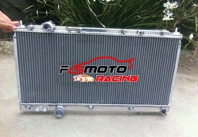 Aluminum Radiator + Fan  Mitsubi-shi FTO DEA Coupe DE2A DE3A