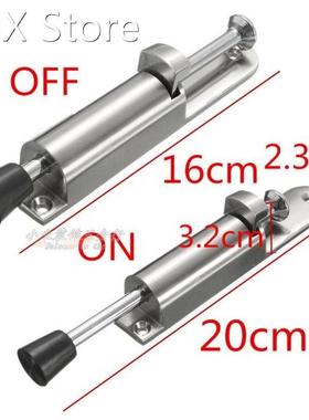 Hot Heavy Duty Door Stopper Zinc Alloy Soft Rubber Foot Spri