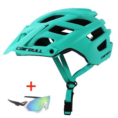 Bicycle Helmet with Sunglasses Integrally-molded Road Bike M