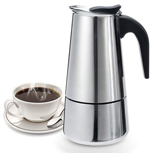Italian Coffee Machine Moka Pot Stainless Steel Geyser Coffe