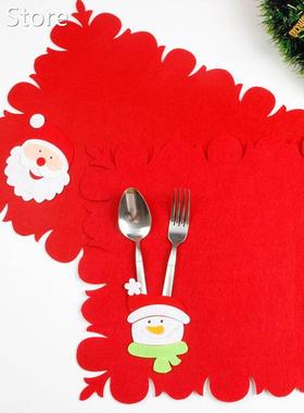 Christmas Table Mat Table Placemats Coaster Waterproof Table