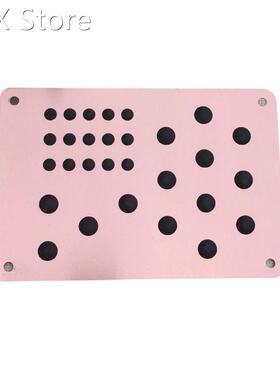 1pc Universal Car Floor Mat Foot Heel Scuff Plate Non-slip C