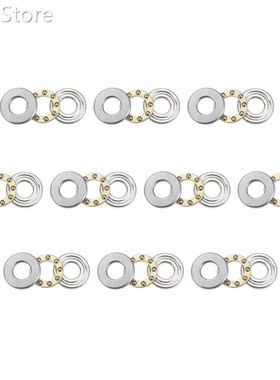 10 Pcs F5-11M Miniature Thrust Ball Bearings 5mm x 11mm x 4.