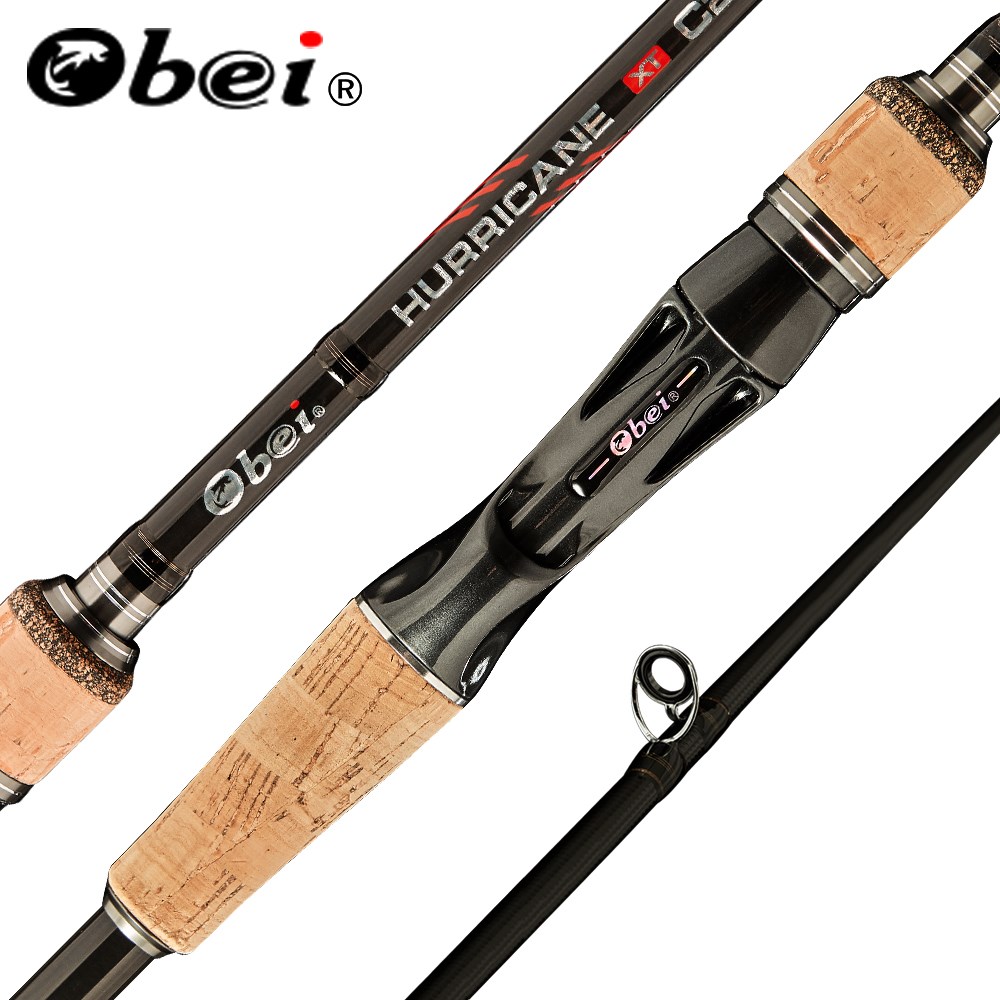 Obei HRRICANE 1.8m 2.1m 2.4m 2.7m 3 section baitcasting fish