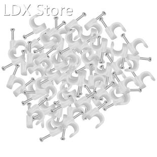 300 Pieces Of Cable Staples Clip Wall Wire Nail Fixture For