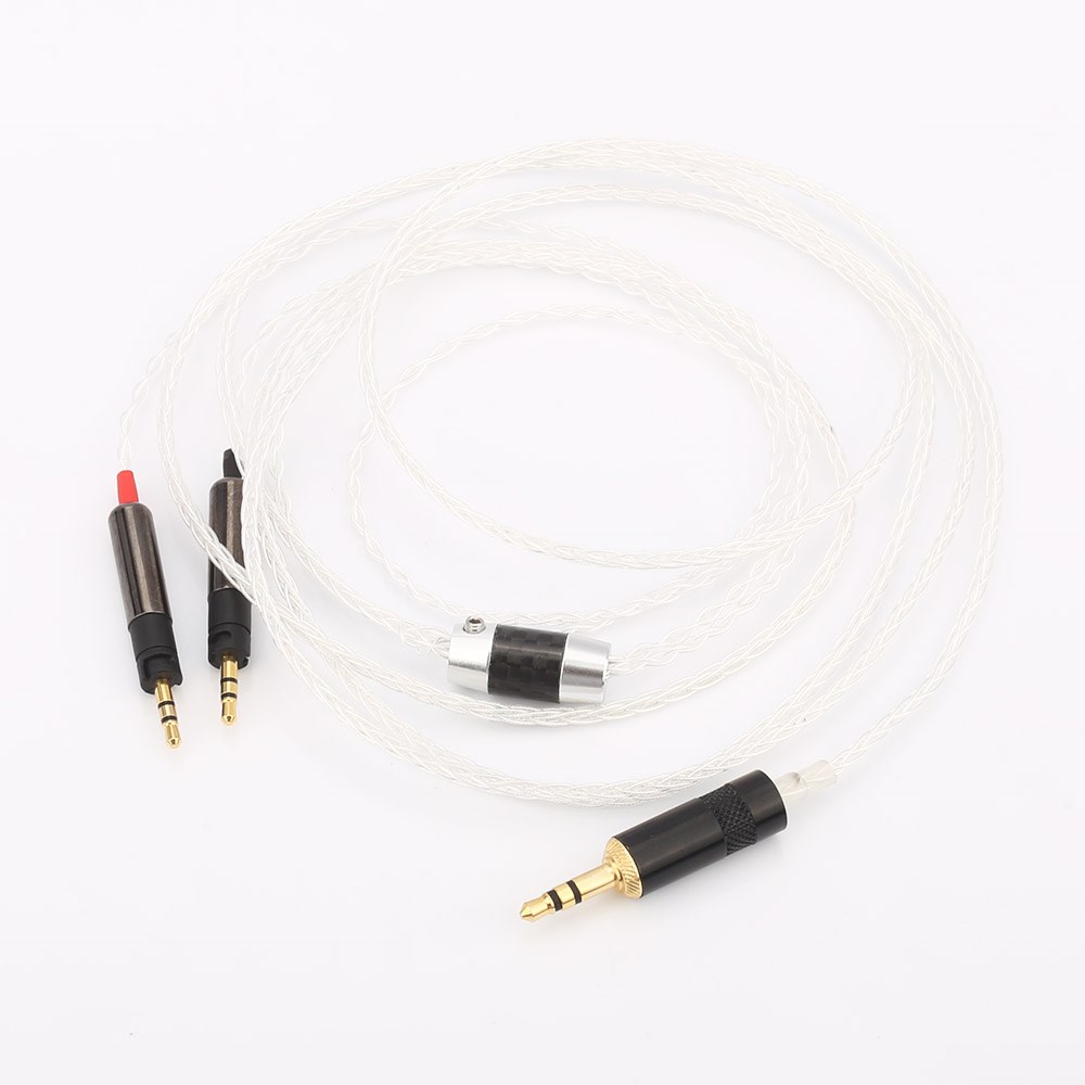 Audiocrast 3.5mm Stereo 8 Cores 7N OCC Silver Plated R70X H