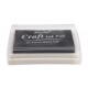 Inkpad Rubber Finger Black Stamp Pad Craft Print Ink Non