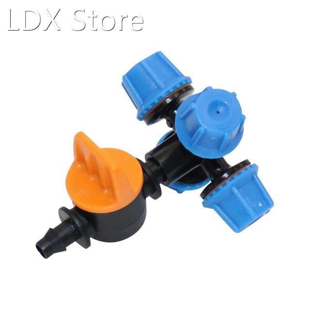 5 sets Cross Misting Sprinklers with 6mm to 4/7mm Hose Inter