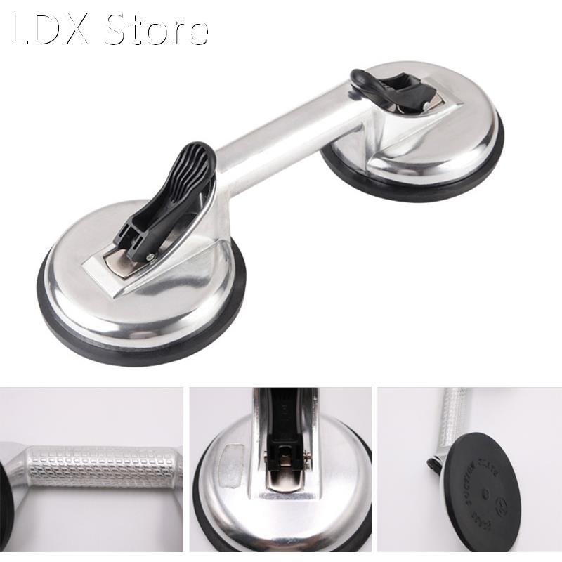 Heavy Duty Aluminum Double Handle (2 cup) suction cup plate/