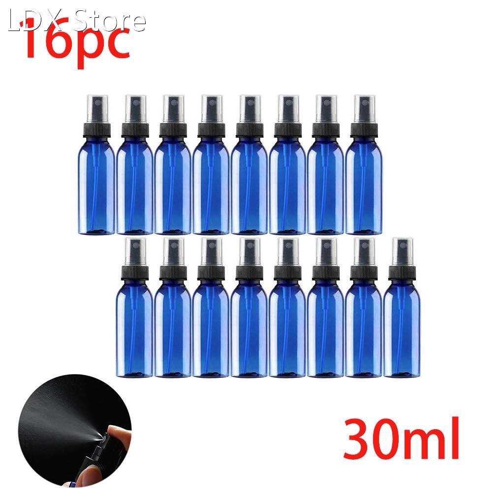 16PCS Fine Mist Clear Spray Bottles with Pump Spray Cap Reus