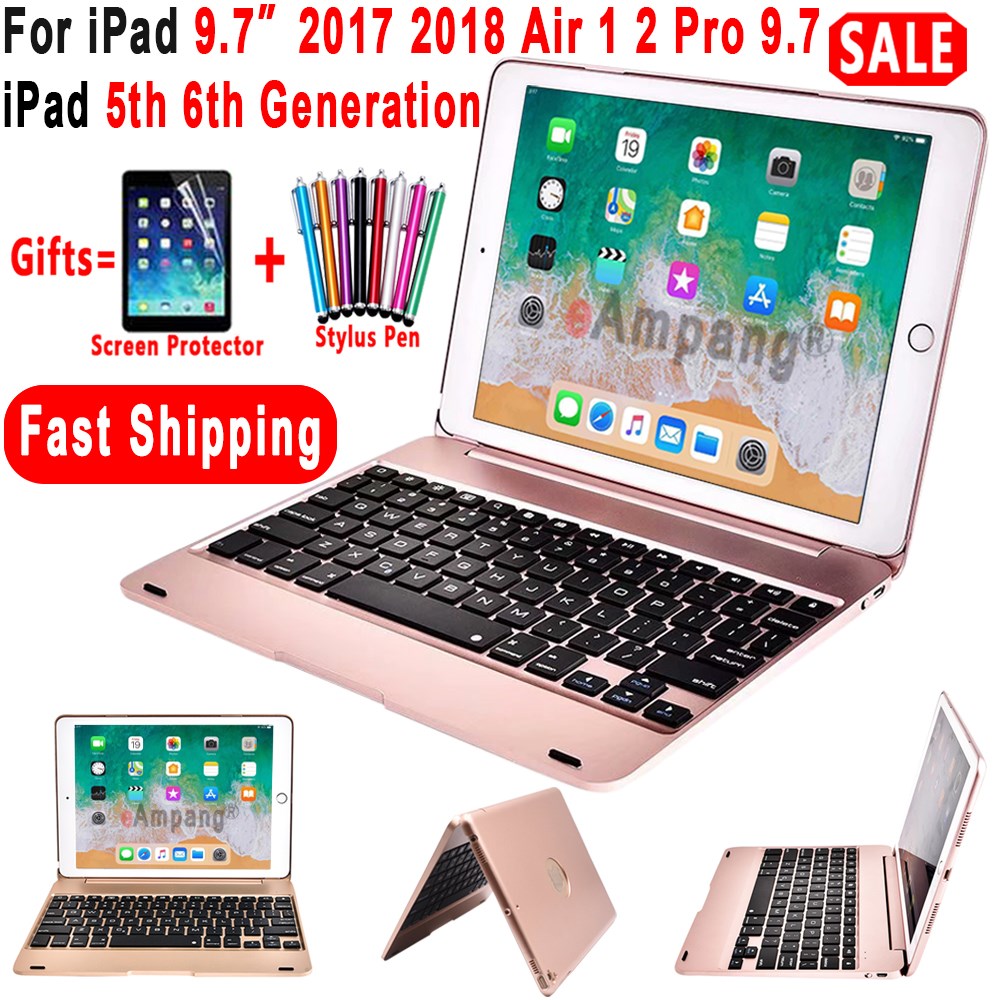 For iPad 9.7 Keyboard Case for Apple iPad 9.7 2017 2018 5th