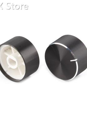 2 Pcs 25x13mm D Axis Rotary Potentiometer Knob Encoder Volum