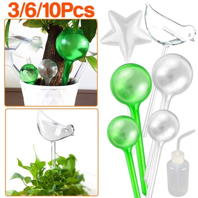 3/6/10 Pcs Automatic Plant Watering Bulb Self Watering Devic