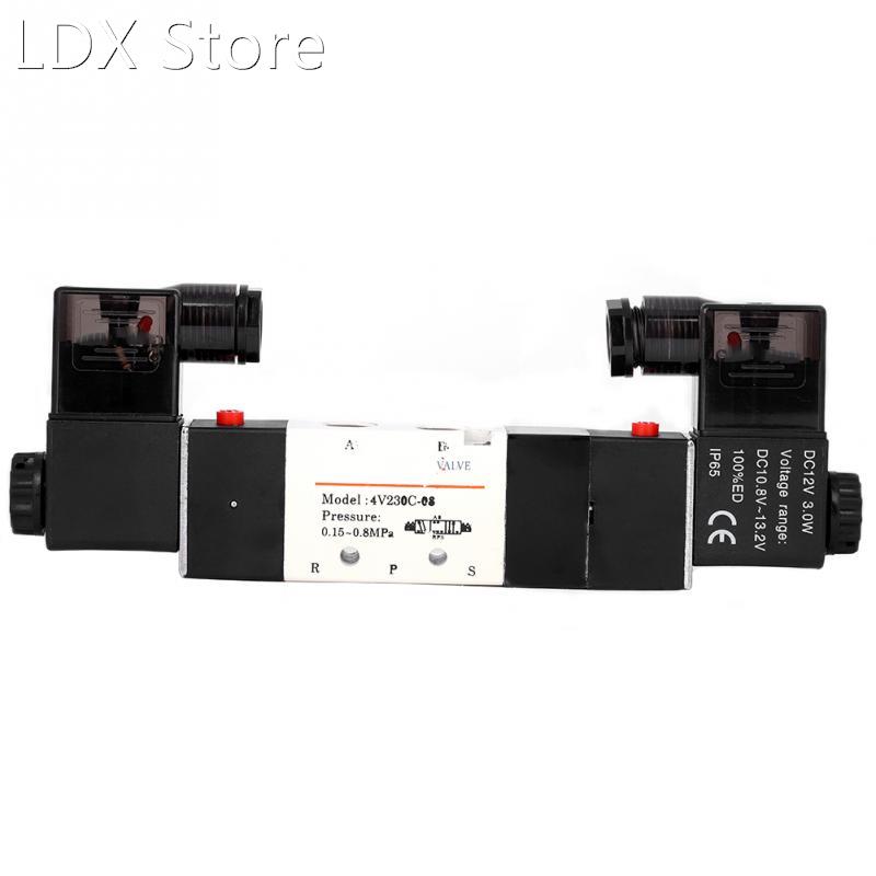 BSP 14 Normally 3 Position 5 Way Pneumatic Solenoid Valve 0