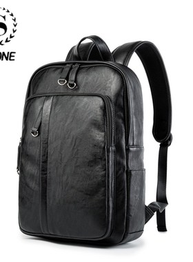Scione 2020 New Retro Pu Backpack Fashionable Personality L