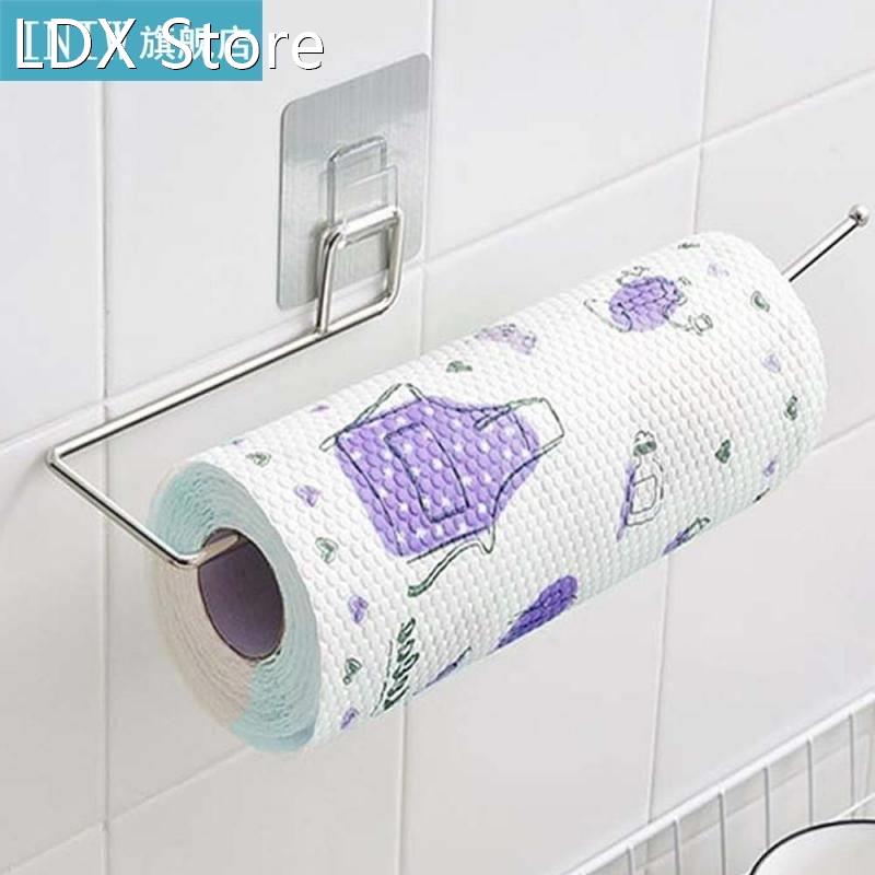 Kitchen Towel Rack Hanging Rag Paper Rack Hanger Tissue Roll