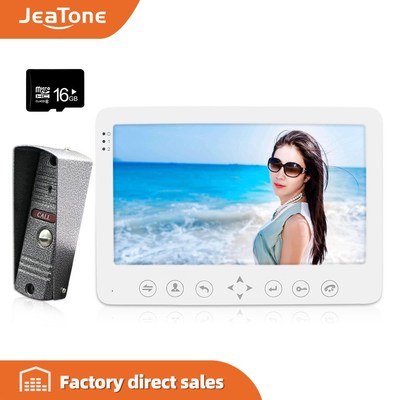 JeaTone 7 inch Video Doorbell Intercom System Waterproof Doo