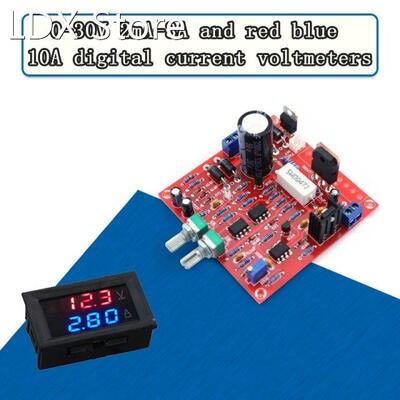 0-30V Red 2mA-3A Continuously Adjustable DC Regulated Power