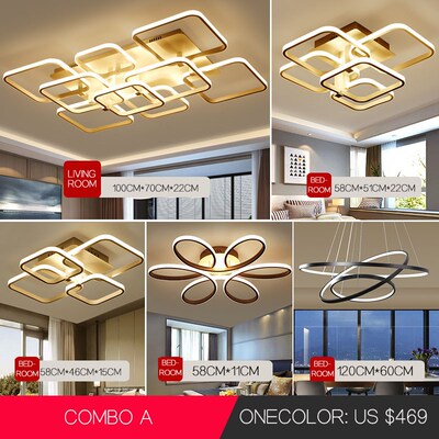 sala dorada colgante modern led ceiling living room led ceil