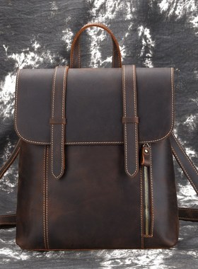 Johnature 2020 New Men Genuine Leather Solid Softback Arcua