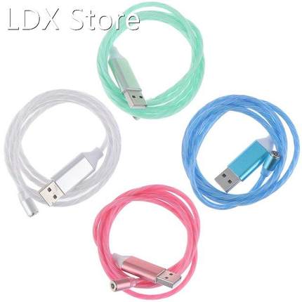 Glow LED Lighting Fast Charging Magnetic USB Type C Cable Ma