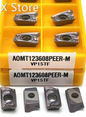 10 PCS Carbide insert AOMT123608 PEER M VP15TF High Quality