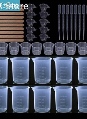 DIY Crystal Epoxy Dispensing Mixing Stirrer Dropper Measurin