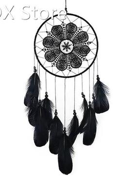 Handmade Dream Catchers Black Feather Lace Dream catchers 适