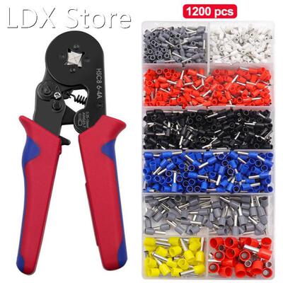 Crimp Wire Ferrules Kit Hexagonal Sawtooth Ratchet Crimping