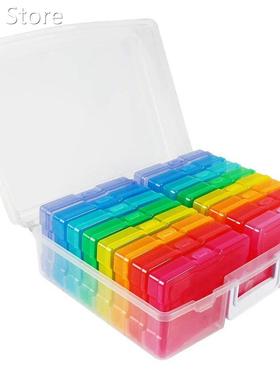 Photo Storage Box Photo Keeper Cases 16 Boxes Plastic Storag